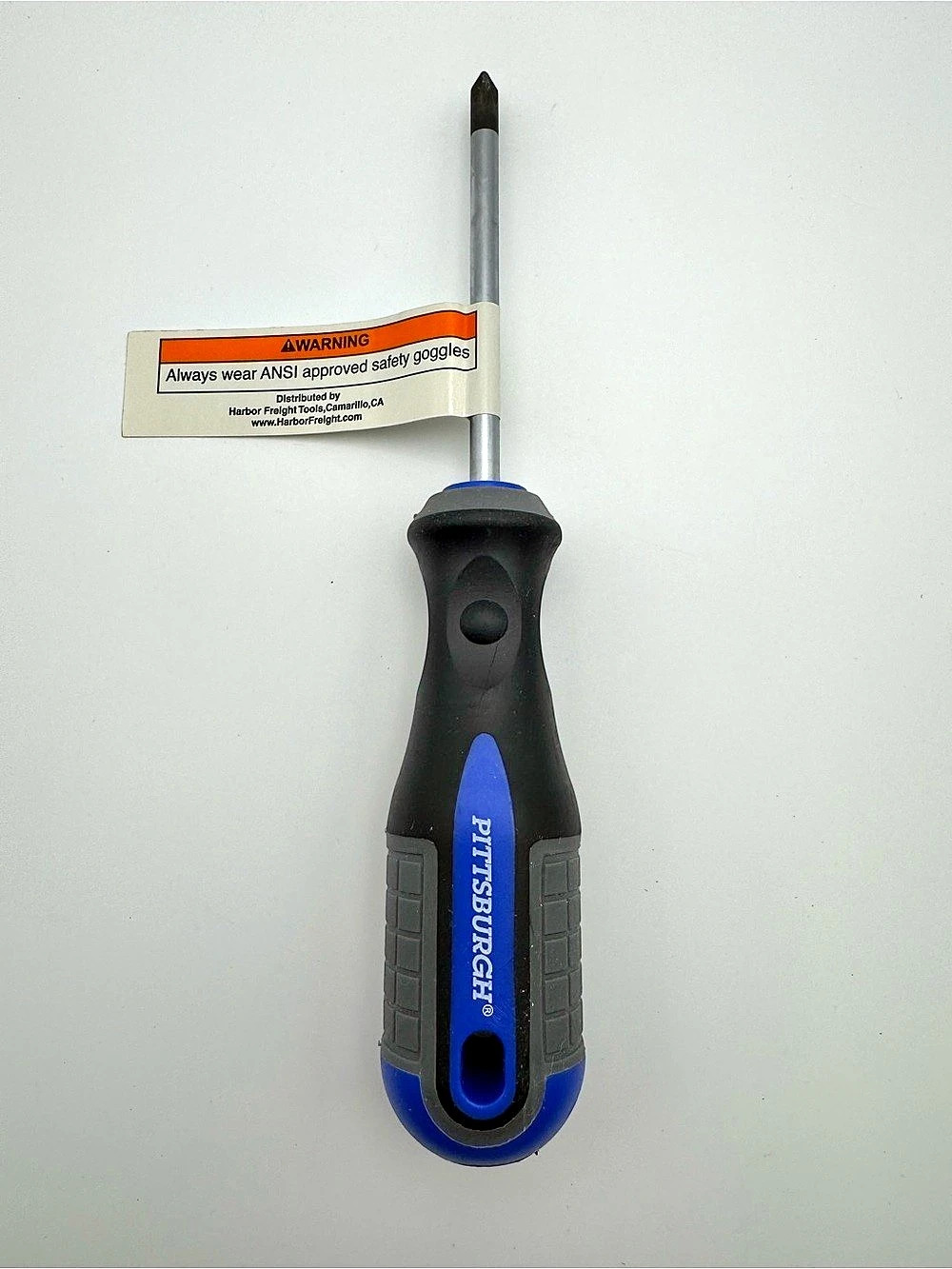 Husky Screwdriver Phillips #3 x 6 in Black & Blue
